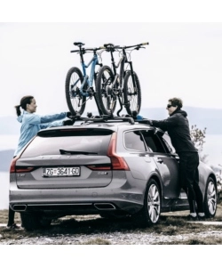 Portabici da tetto auto Thule "ProRide" nero 1 bicicletta