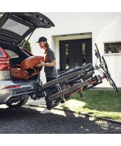 Portabici da gancio traino Fix4Bike Thule "EasyFold XT F" 2 biciclette