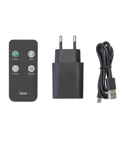 Ventilatore a piantana cordless Bimar doppia ventola orientabile