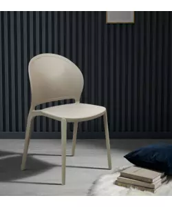 Sedia Bellahome "Sevilla" crema 38,5x50,5x82 cm