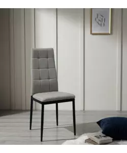 Sedia Bellahome "Granada" grigia 41x49x97 cm