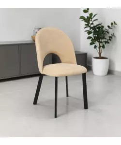 Set pranzo Bellahome "Andalusia" 4 sedie e 1 tavolo effetto legno