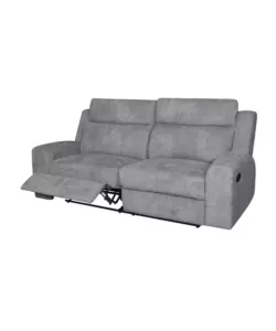 Divano 3 posti Bellahome "Astrid" grigio con recliner 210x94x104 cm