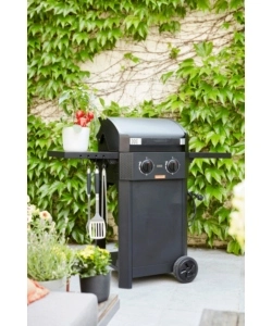 Barbecue elettrico barbecook "E-Luca" nero 2 fuochi