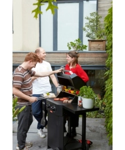 Barbecue elettrico barbecook "E-Luca" nero 2 fuochi