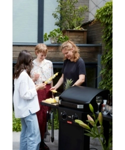 Barbecue elettrico barbecook "E-Luca" nero 2 fuochi