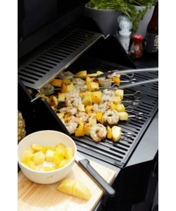 Barbecue elettrico barbecook "E-Luca" nero 2 fuochi