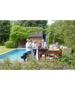 Barbecue a legna Barbecook "Nestor Island" con piano di lavoro 80x90 cm