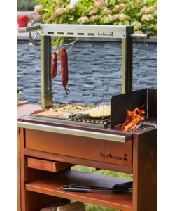 Barbecue a legna Barbecook "Pedro" con griglia 64x44,5 cm