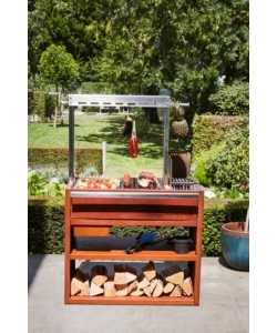 Barbecue a legna Barbecook "Pedro" con griglia 64x44,5 cm