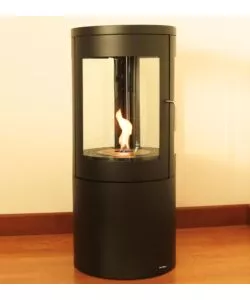 Stufa a bioetanolo Tecno Air System "Ruby Lagazuoi" nero 3000W