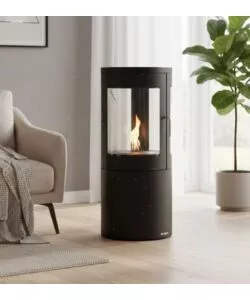 Stufa a bioetanolo Tecno Air System "Ruby Lagazuoi" nero 3000W