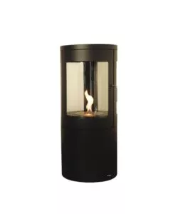Stufa a bioetanolo Tecno Air System "Ruby Lagazuoi" nero 3000W