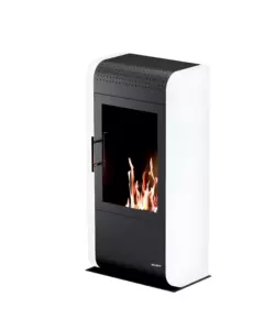 Stufa a bioetanolo ventilata Tecno Air System "Giga" bianco 3000W