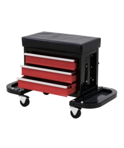 Sgabello da officina con cassetti portautensili Essenza 67,3x35,9x34,9 cm