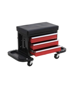 Sgabello da officina con cassetti portautensili Essenza 67,3x35,9x34,9 cm