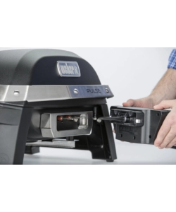 Barbecue elettrico Weber "Pulse 1000" nero con griglia 41x31 cm