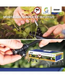 Kit nebulizzatore antizanzare Stocker geyser "Pro" 150 mt