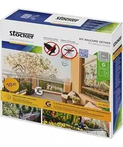 Kit antizanzare giardino Stocker "Balcone" per geyser nebulizzatore 10 m