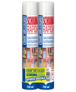 Schiuma rapida Saratoga bipack 750 ml