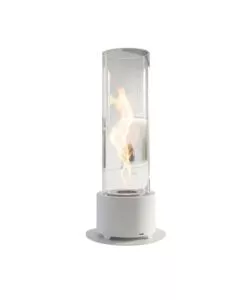 Biocamino da tavolo Tecno Air System "Ruby Boreale" bianco 26x49,1 cm