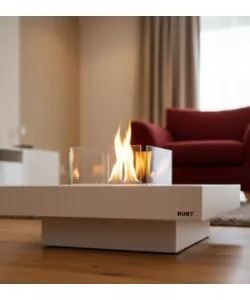 Biocamino da pavimento Tecno Air System "Ruby Sciliar" bianco 70x70x35 cm