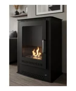 Biostufa Tecno Air System "Ruby Delta" nero 48x30x61 cm
