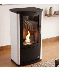 Biostufa Tecno Air System "Ruby Tofane" bianco 50x32x97 cm