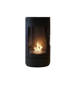 Biostufa Tecno Air System "Ruby Cristallo" nero 38,2x38,2x70,8 cm