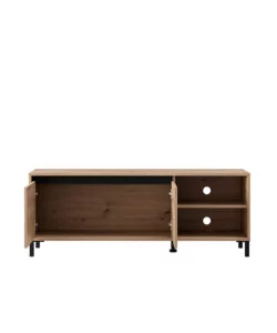 Mobile soggiorno porta tv 2 ante BellaHome "Grosseto" quercia 138x40x52 cm