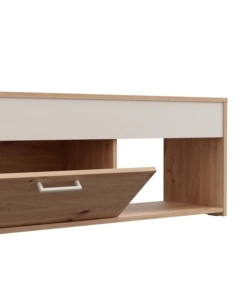 Mobile soggiorno porta tv 2 ante BellaHome "Grosseto" quercia 122x40x33,2 cm
