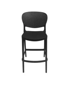 Sgabello da cucina BellaHome "Sevilla" nero 37x48x75x104 cm