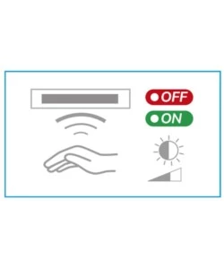 CAVO DI INPUT CON SENSORE ON/OFF E SENSORE DI LUMINOSITA' GRIGIO CHIARO FAMI 391