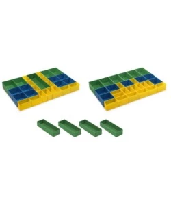 KIT 60 VASCHETTE PORTAMINUTERIA IN PLASTICA FAMI 391