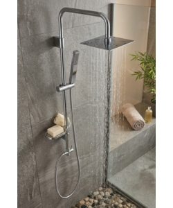 Saliscendi doccia Decor Bagno cromato 90 cm