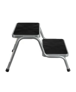 Scaletta doppia per caravan in acciaio Lampa portata 150 kg - cod. 40707