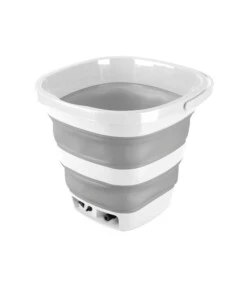 Secchio pieghevole con pompa a batteria ricaricabile Lampa "Aquarover" 15 litri - cod. 40729