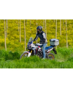 Baule porta oggetti per moto Lampa "T-Box 45S" argento 45 litri - cod. 91668