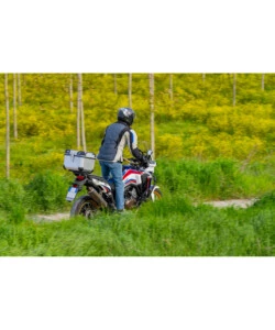 Baule porta oggetti per moto Lampa "T-Box 45S" argento 45 litri - cod. 91668