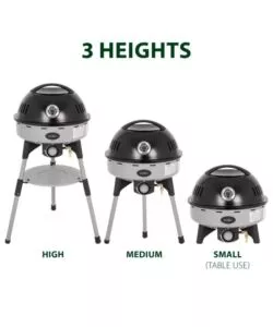 Barbecue a gas Brunner portatile "Devil BBQruiser HT" con griglia reversibile 62x59 cm