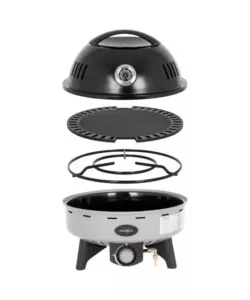 Barbecue a gas Brunner portatile "Devil BBQruiser HT" con griglia reversibile 62x59 cm