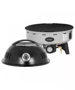 Barbecue a gas portatile Brunner "Devil BBQruiser HT reversible grid 50" con griglia reversibile 50 mbar 62x59 cm