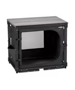 Cucina da campeggio pieghevole Brunner "Elutop compack cube" nero 1 scomparto 65x45x81 cm