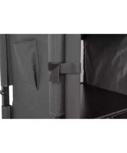 Cucina da campeggio pieghevole Brunner "Elutop Compack Dayli CT" nero 2 scomparti 100x49x82 cm