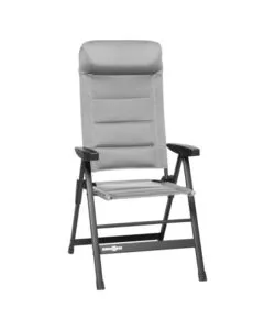 Sedia pieghevole da campeggio Brunner "Skye 3D" grigio 47x42x123 cm