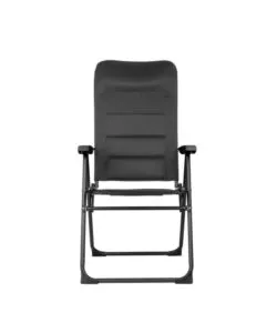 Sedia pieghevole da campeggio Brunner "Skye RT" nero 49x40x122 cm