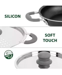 Set pentole da campeggio Brunner "Flavor 7+1" in alluminio 20 cm