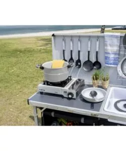 Set pentole da campeggio Brunner "Fusion 7+1" in alluminio 20 cm