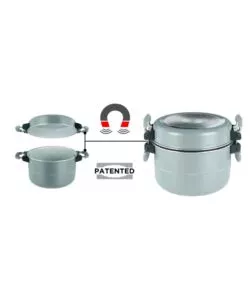 Set pentole da campeggio Brunner "Fusion 7+1" in alluminio 20 cm