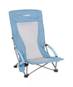 Spiaggina pieghevole Brunner "Cuba HighBack" blu 59x76,5x85 cm